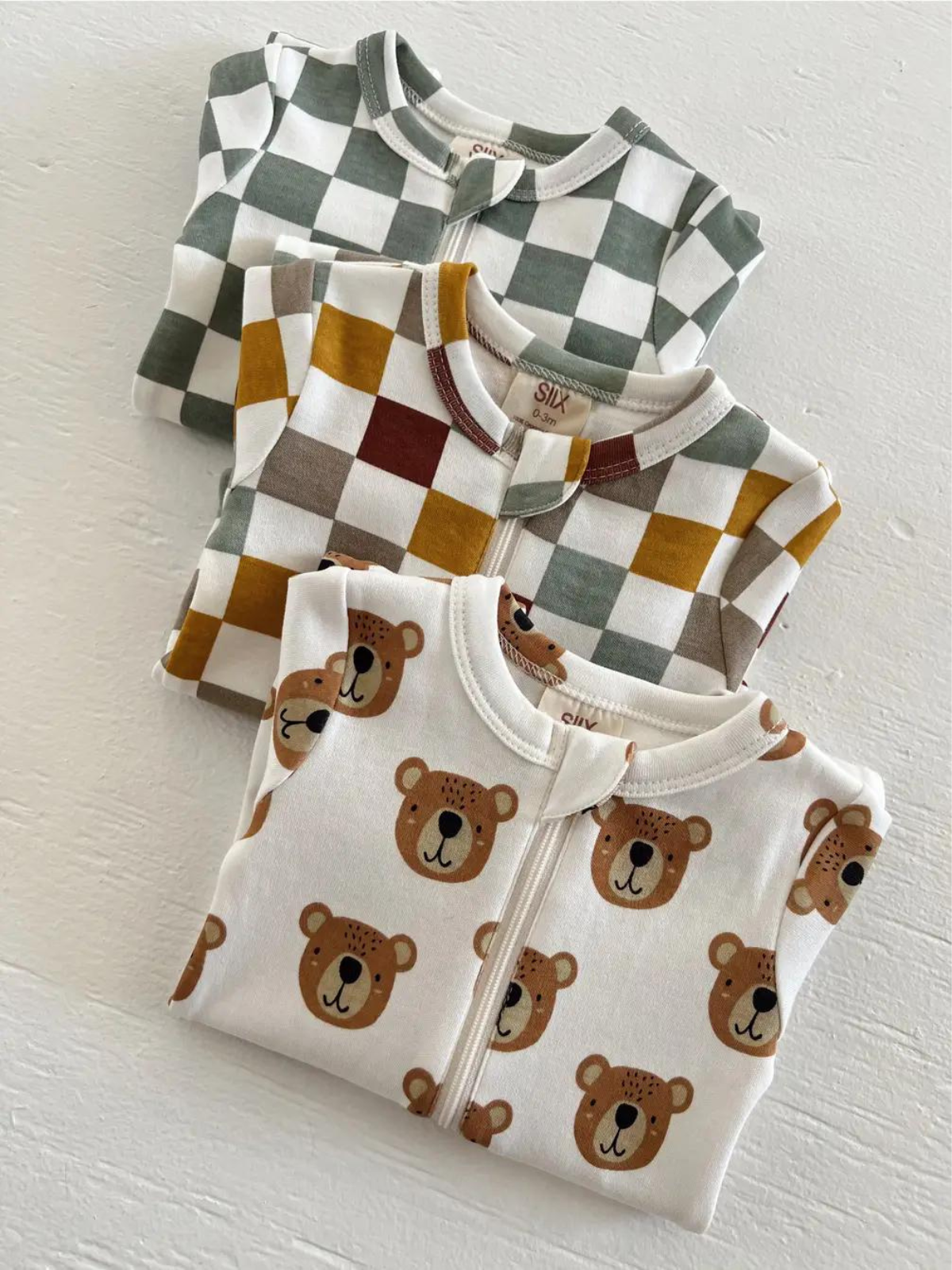 Baby Bear Zip Footie
