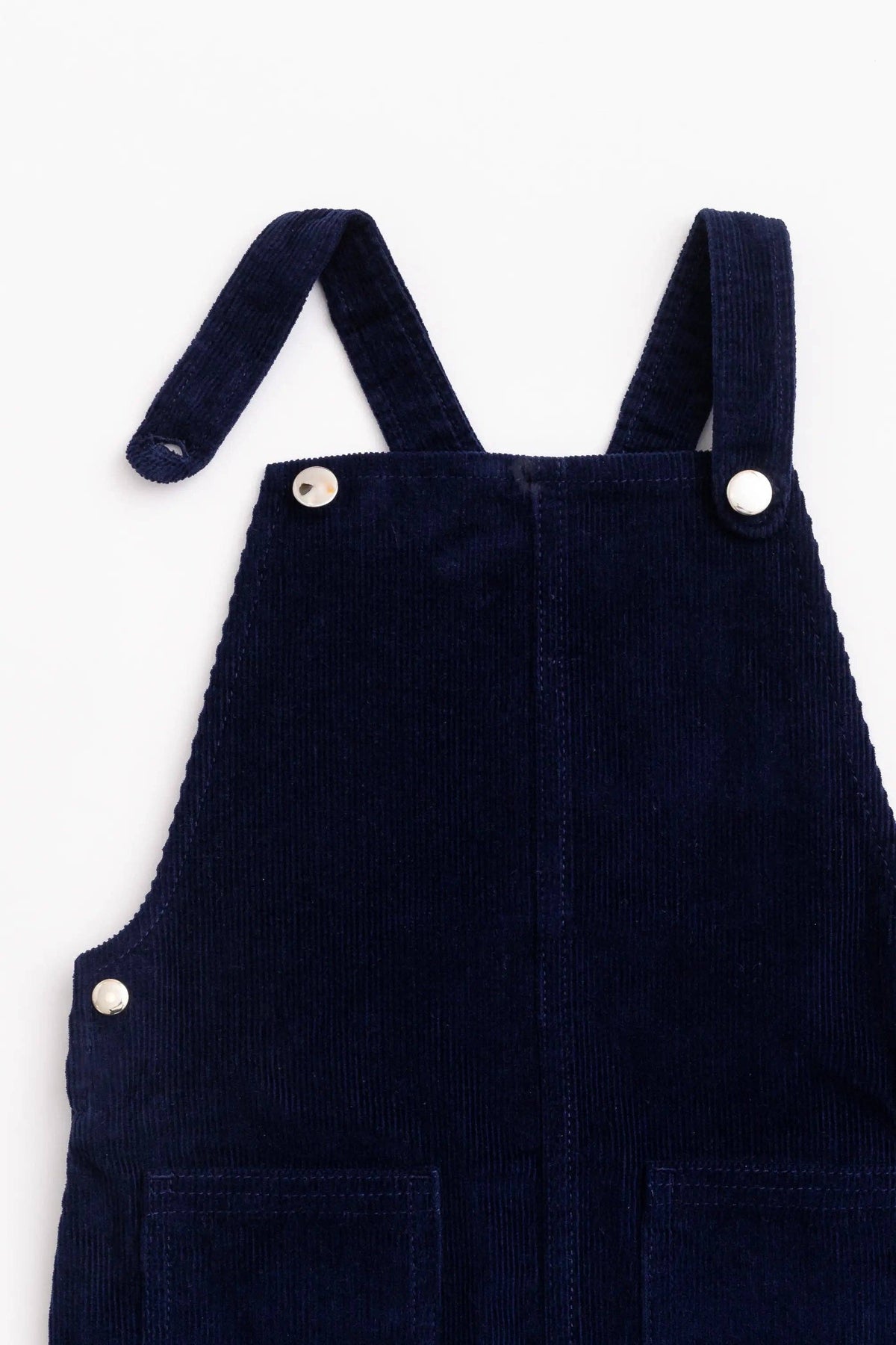 Back to School Kids & Toddler Corduroy Overalls_Navy: Boy / Navy / 12-18m