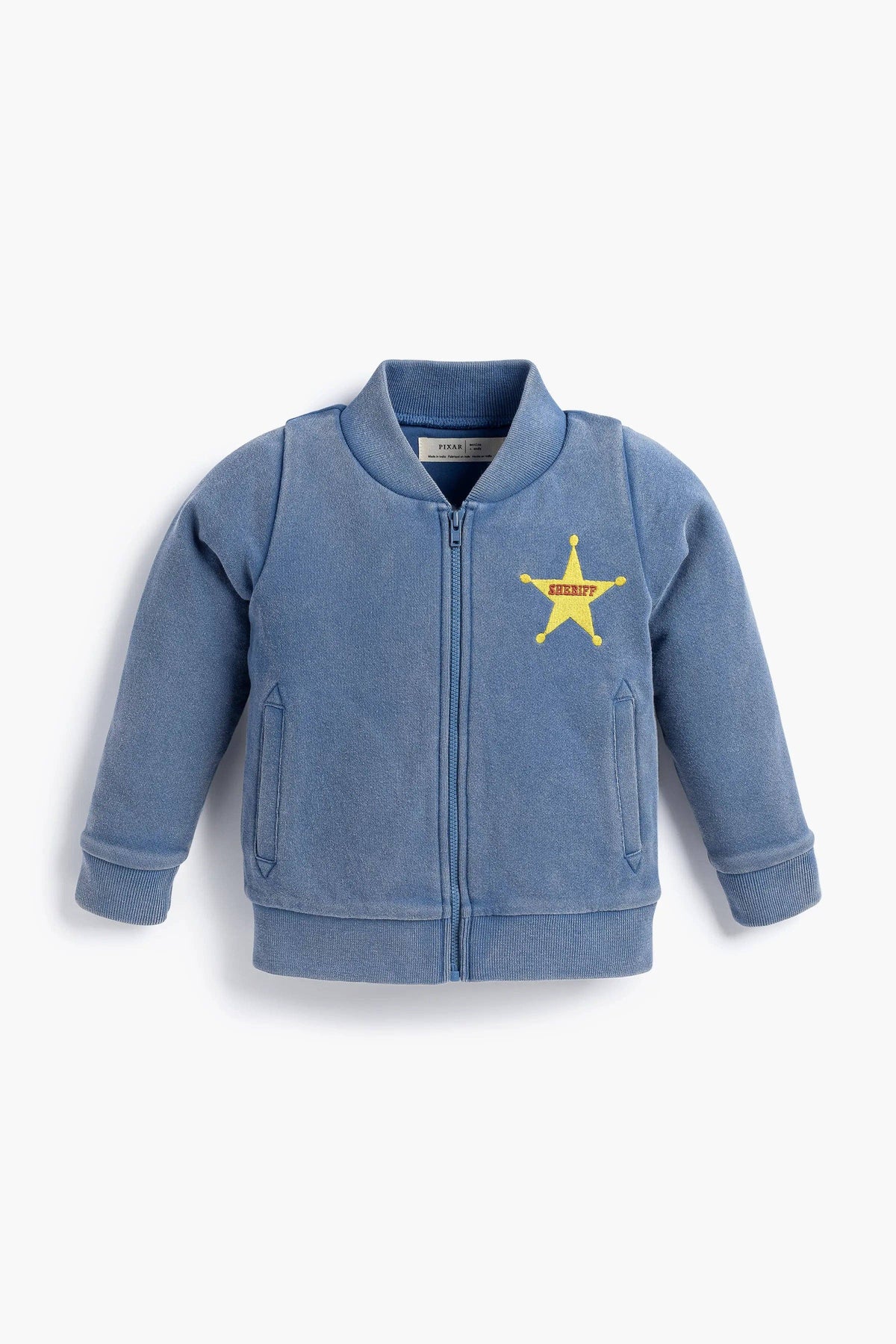 Zip Bomber Jacket_Toy Story Woody on Denim Blue: Boy / Toy Story Woody on Denim Blue / 18-24m