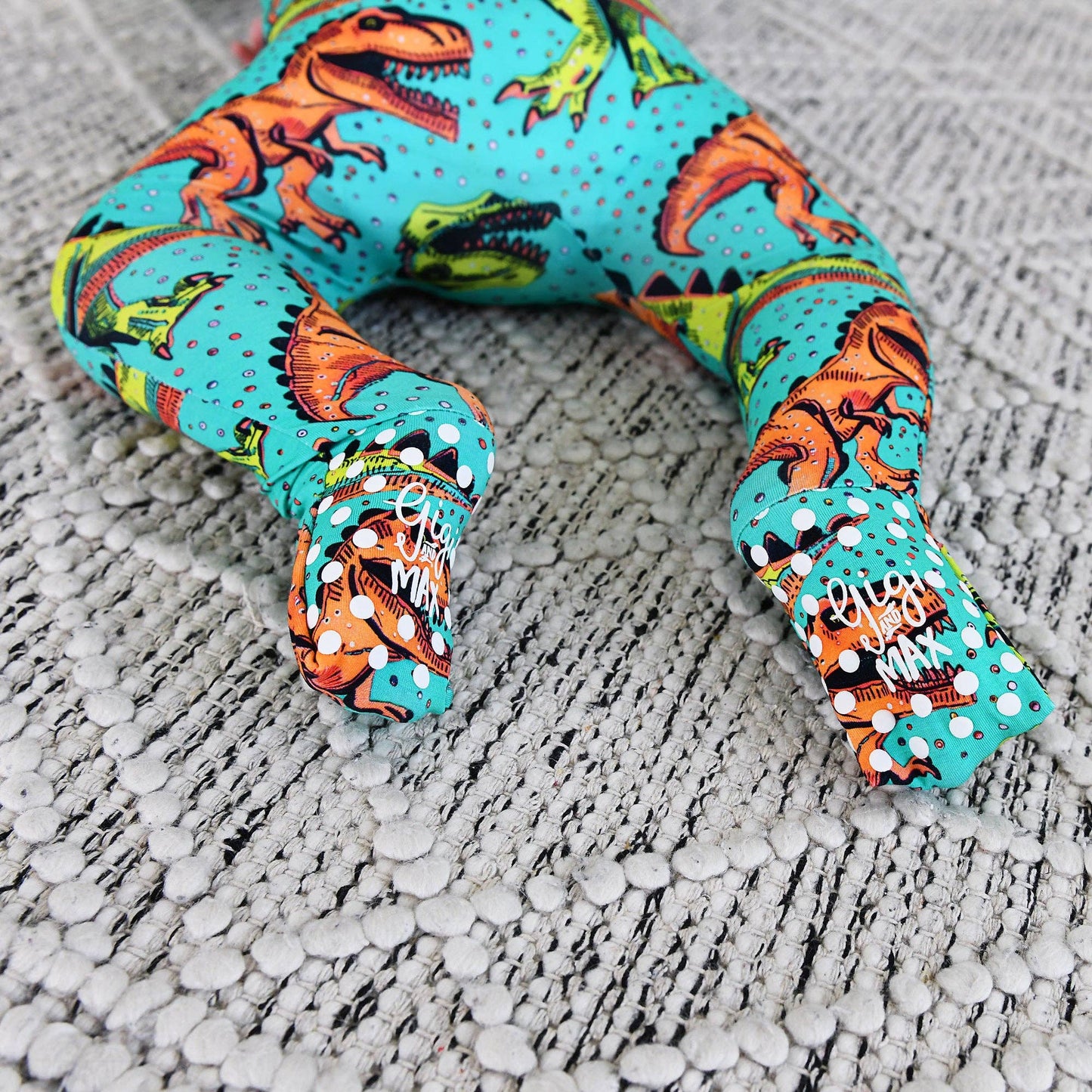 Drew Dino ZIP Bamboo Sleepies Little Baby Two Way Zip: 6-12m