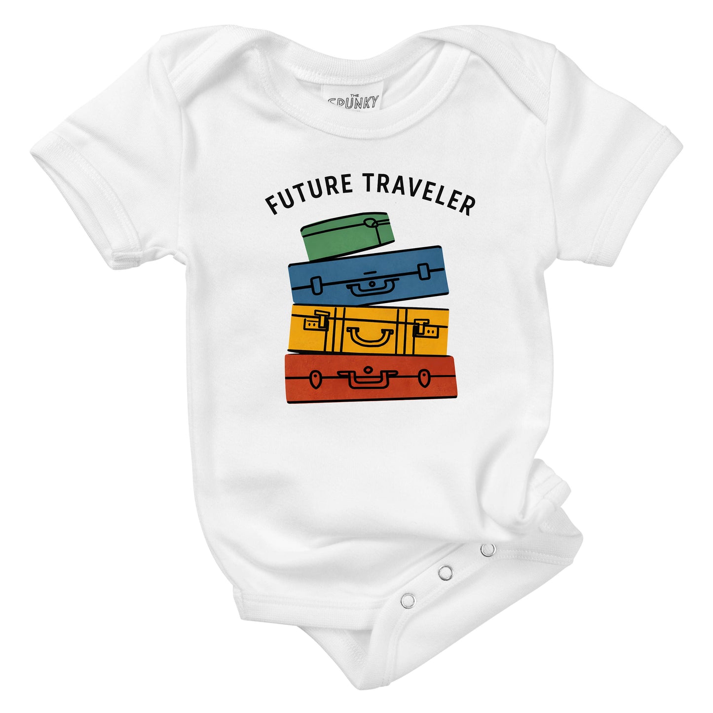 Future Traveler Organic Cotton Baby Bodysuit Toddler Shirt : Beige / 6-12 Months Bodysuit