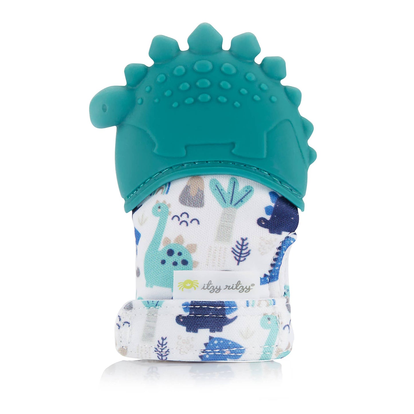 Dino Silicone Teething Mitt