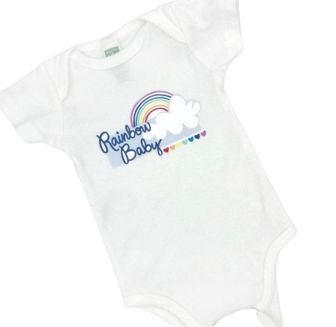 Rainbow Sky Organic Baby Onesie