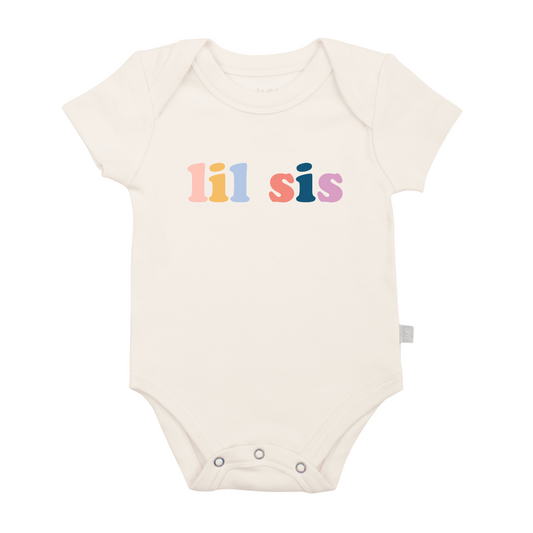 Lil Sis Organic Baby Bodysuit | GOTS-Certified Cotton