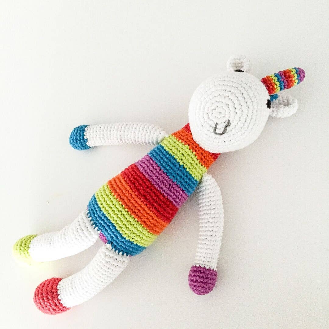 Magical Rainbow Unicorn Rattle – Fine Motor & Sensory Toy