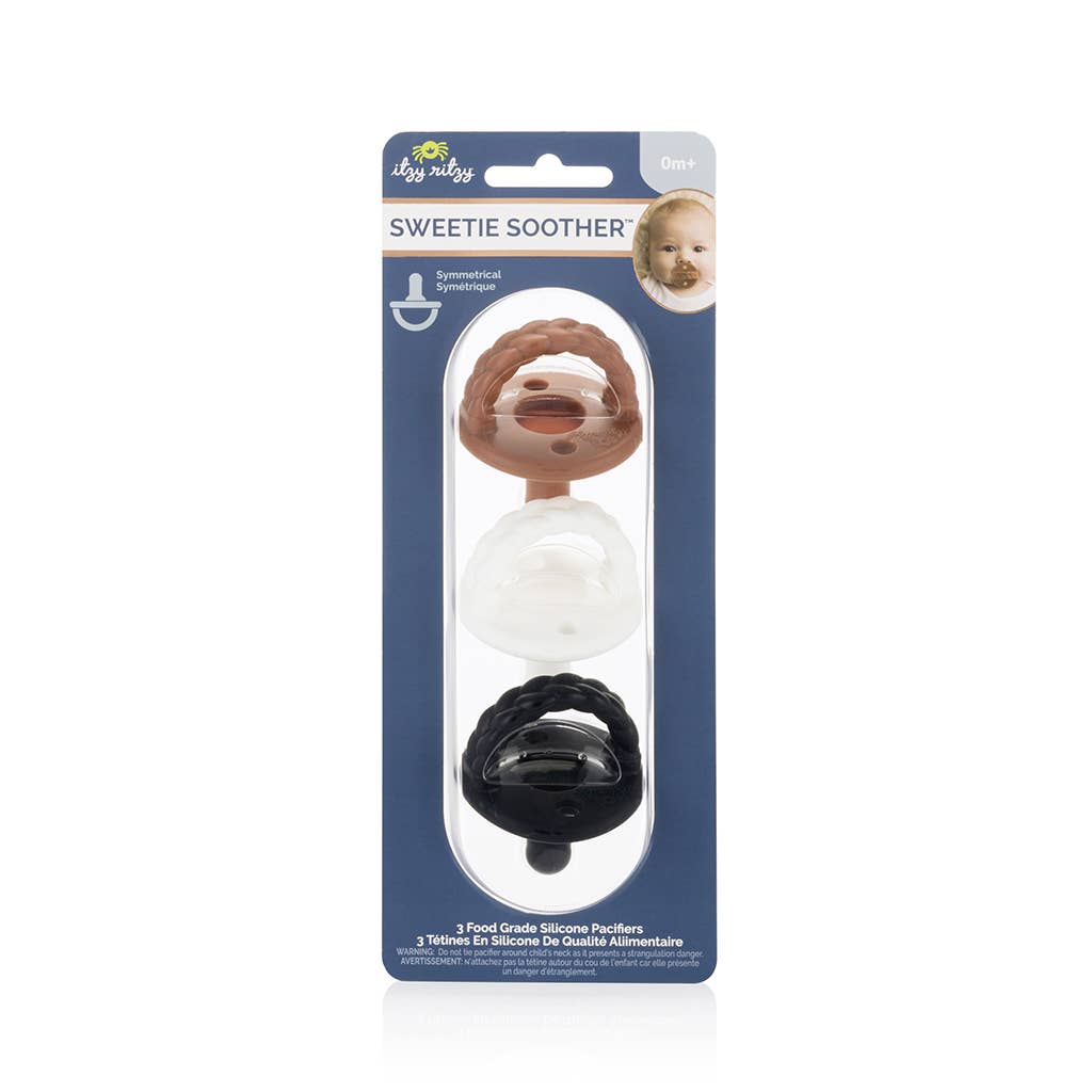 Sweetie Soother™ Silicone Pacifier  – Coffee & Cream