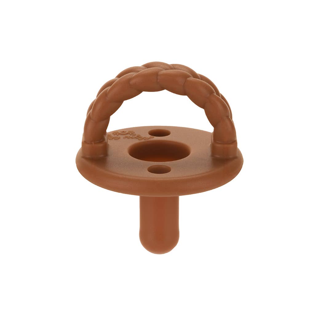 Sweetie Soother™ Silicone Pacifier  – Coffee & Cream