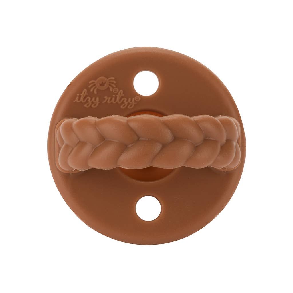 Sweetie Soother™ Silicone Pacifier  – Coffee & Cream