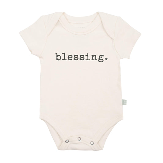Blessing Baby Bodysuit - 100% Organic Cotton Graphic Onesie