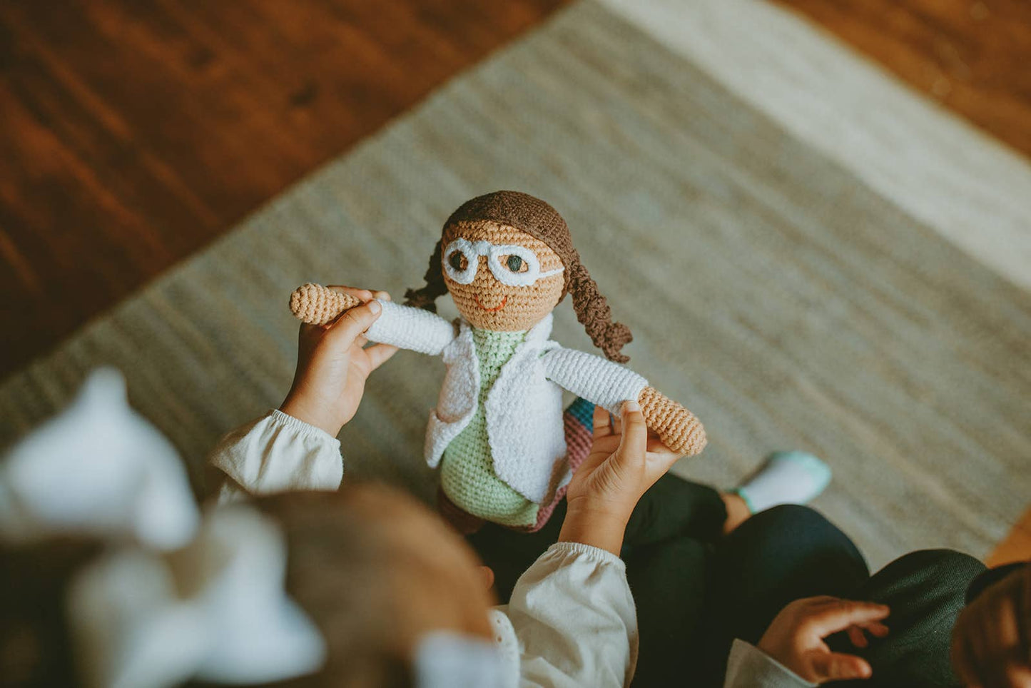 Handmade Organic Cotton Scientist Doll