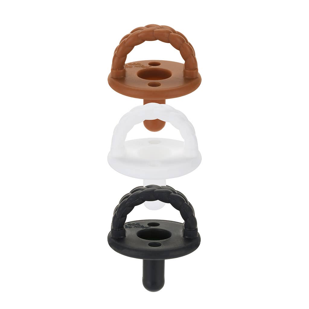 Sweetie Soother™ Silicone Pacifier  – Coffee & Cream