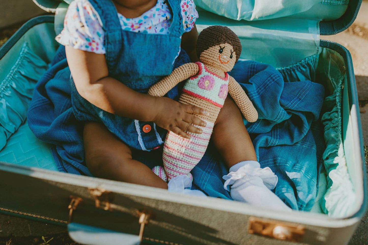 “Pretty in Pink” Handcrafted Mermaid Doll - Organic Cotton