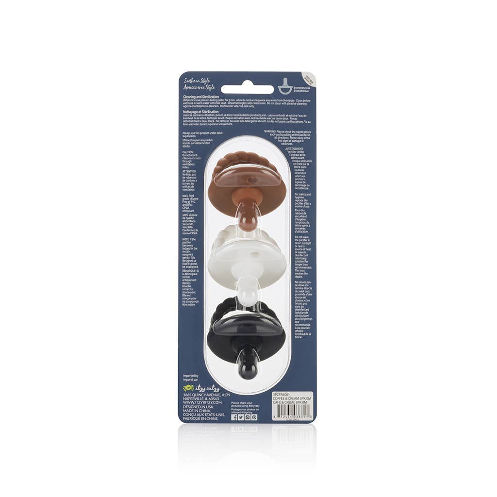 Sweetie Soother™ Silicone Pacifier  – Coffee & Cream