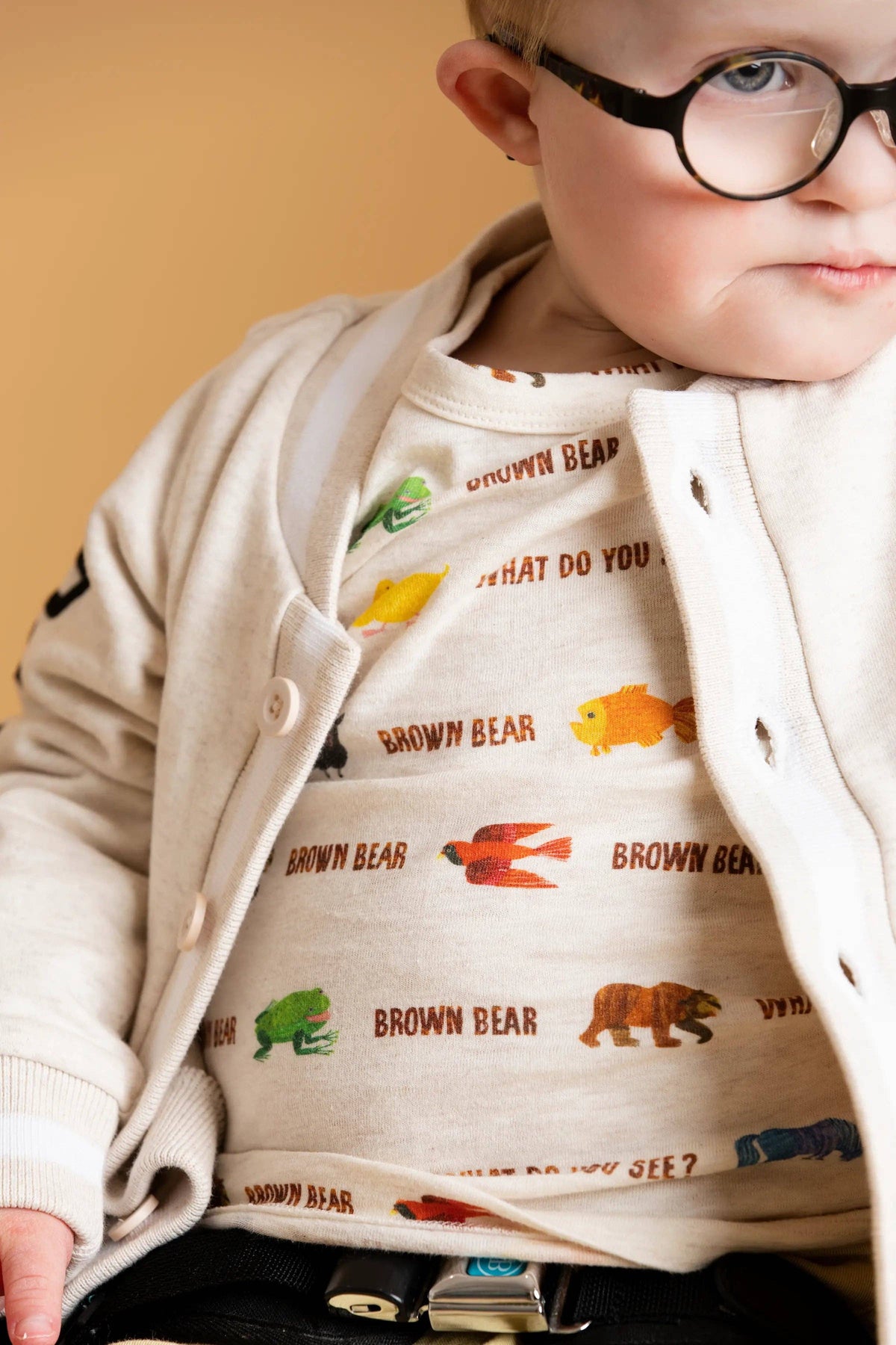 Long Sleeve Crewneck Tee_Eric Carle Brown Bear: Unisex / Eric Carle Brown Bear / 6-9m