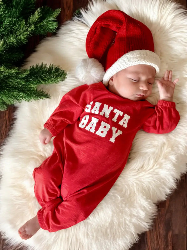 Santa Baby Long Sleeve Jumpsuit