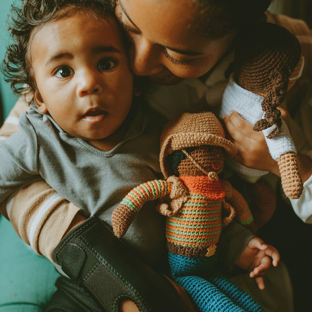 Cowboy Doll – Handmade Organic Cotton Western Toy for Kids