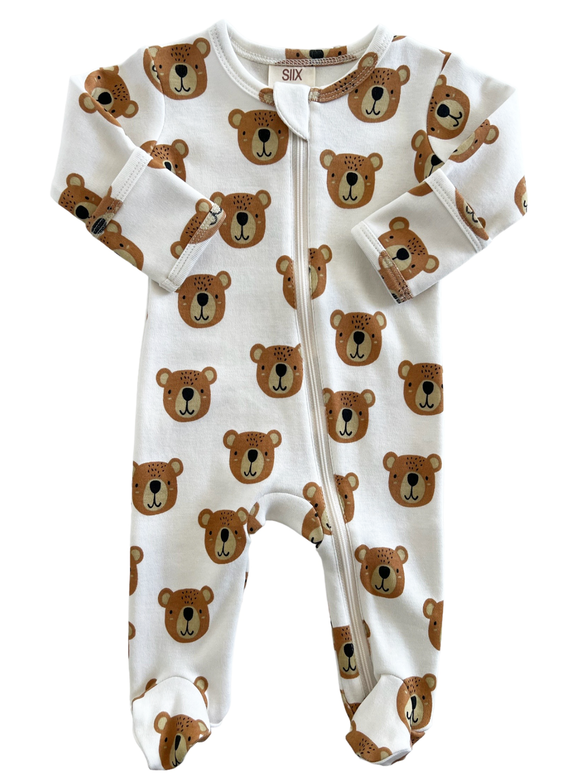 Baby Bear Zip Footie