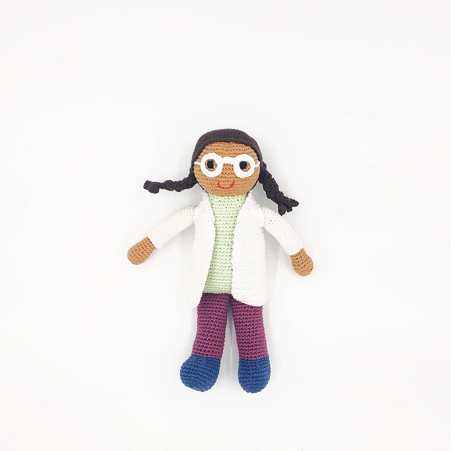 Handmade Organic Cotton Scientist Doll