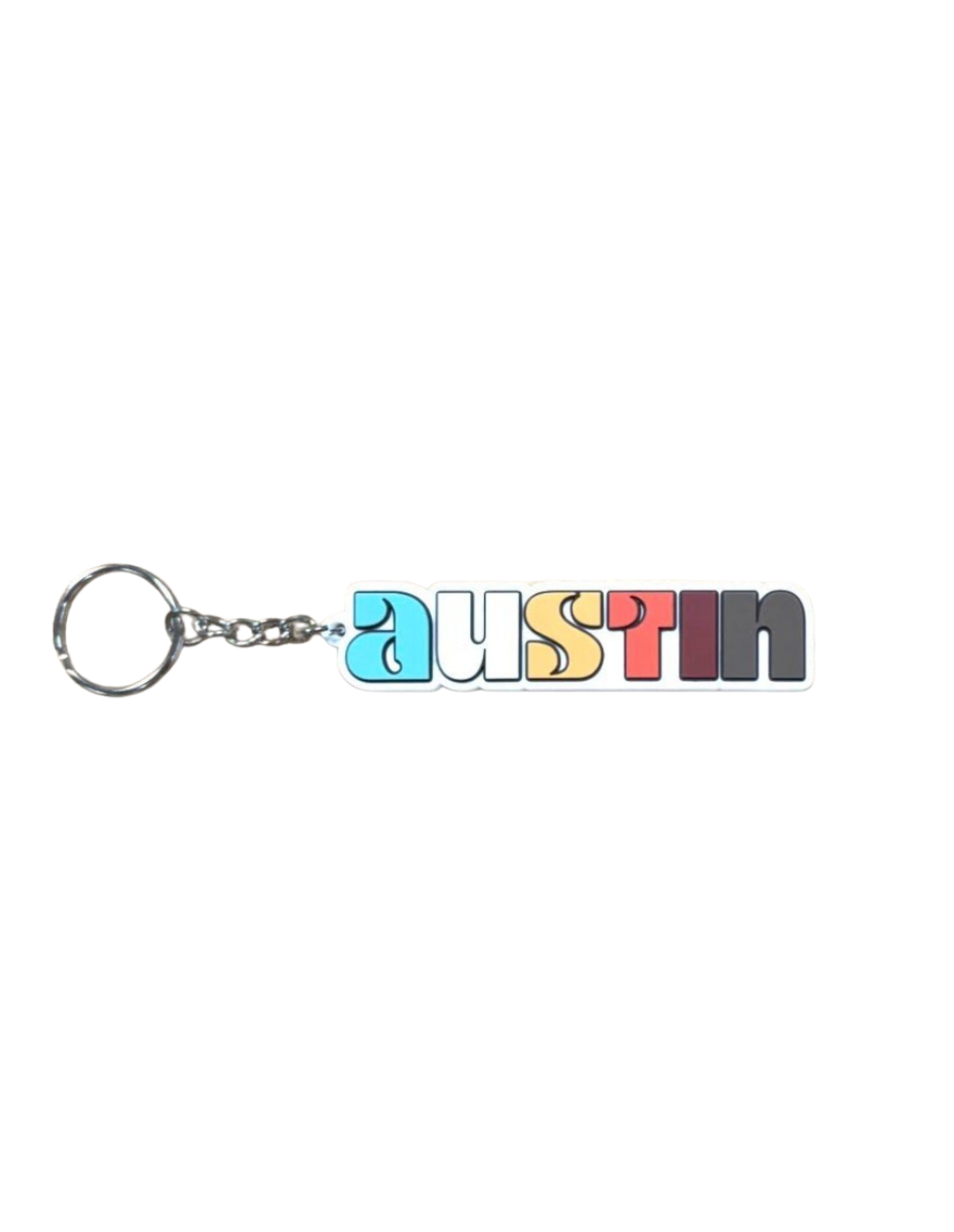 Keychain - Funky Austin