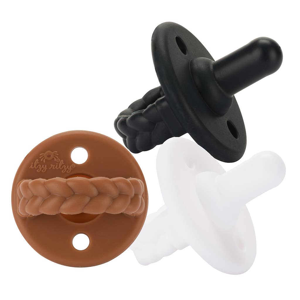 Sweetie Soother™ Silicone Pacifier  – Coffee & Cream