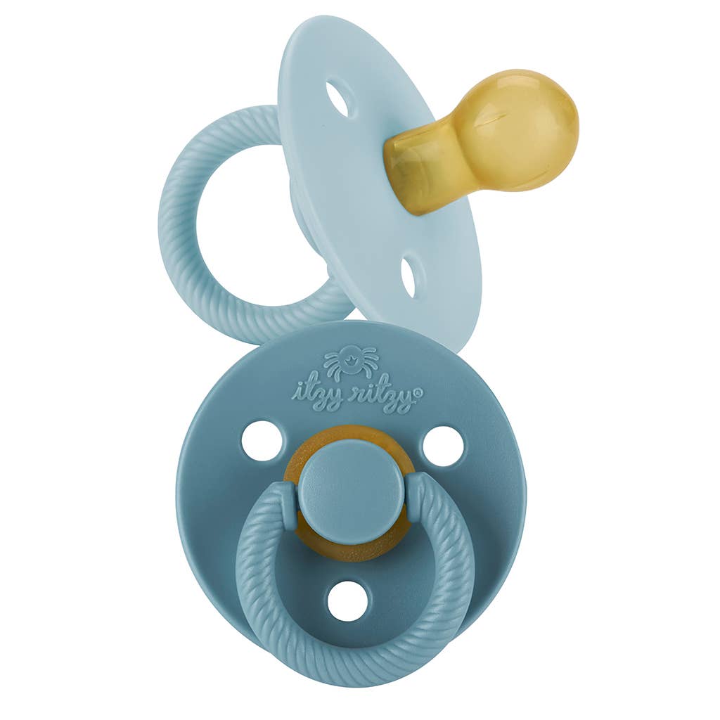 Itzy Soother™ Natural Rubber Pacifier Set (2-Pack) – Blossom & Rosewood