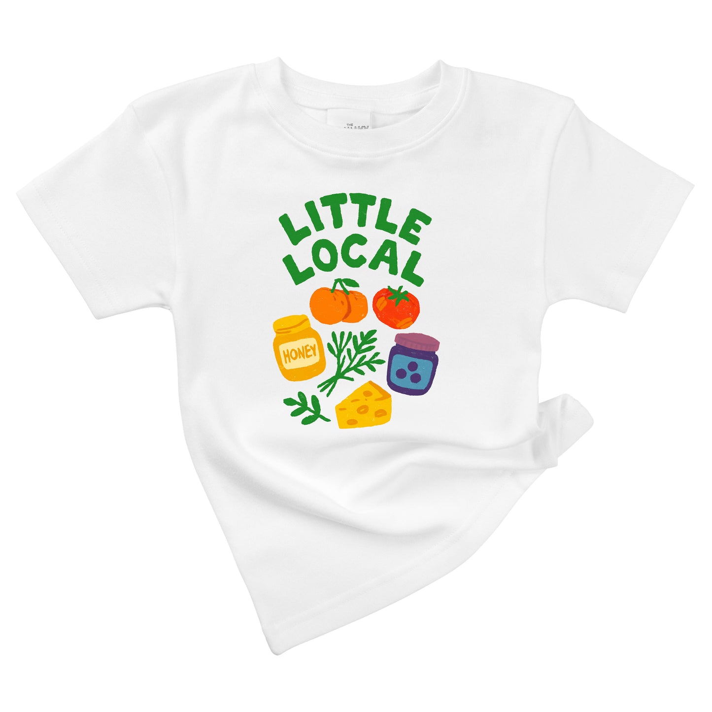 Local Farmer's Market Product Kids Tween Summer Graphic Tee: Beige / 0-3M