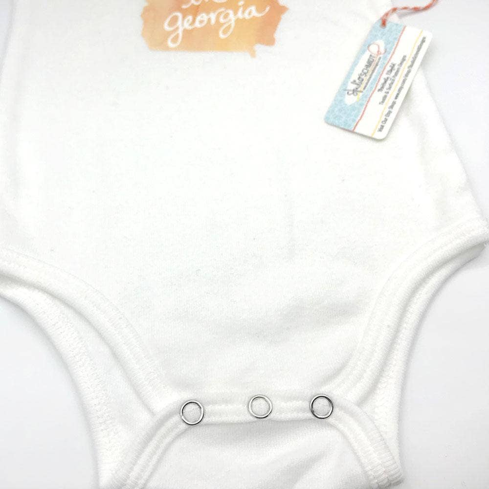 Made In Georgia Organic Cotton Baby Onesie