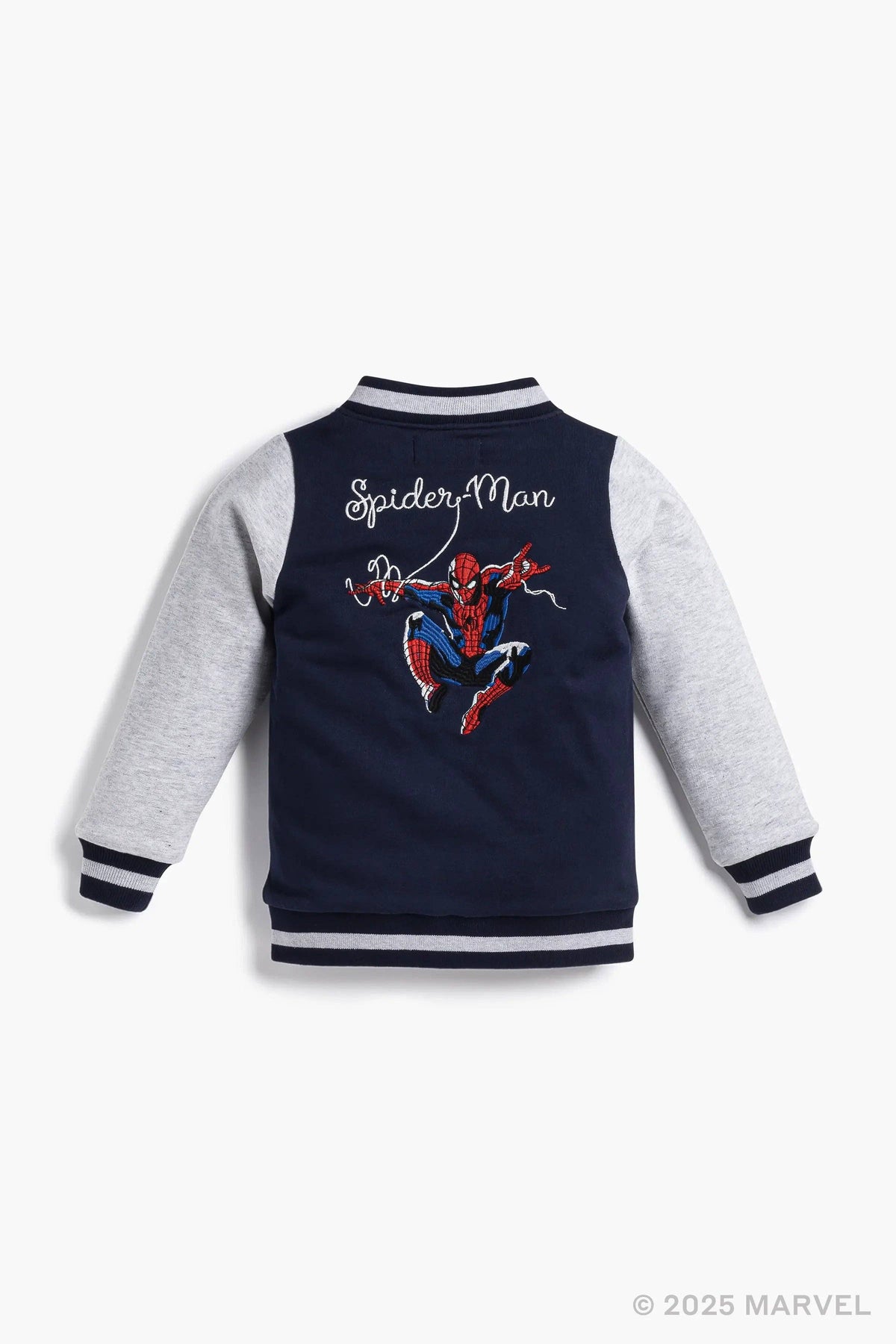 Zip Bomber Jacket_Marvel Spider-Man on Blue: Boy / Marvel Spider-Man on Blue / 0-3m