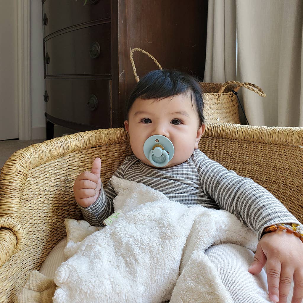 Itzy Soother™ Natural Rubber Pacifier Set (2-Pack) – Succulent & Agave