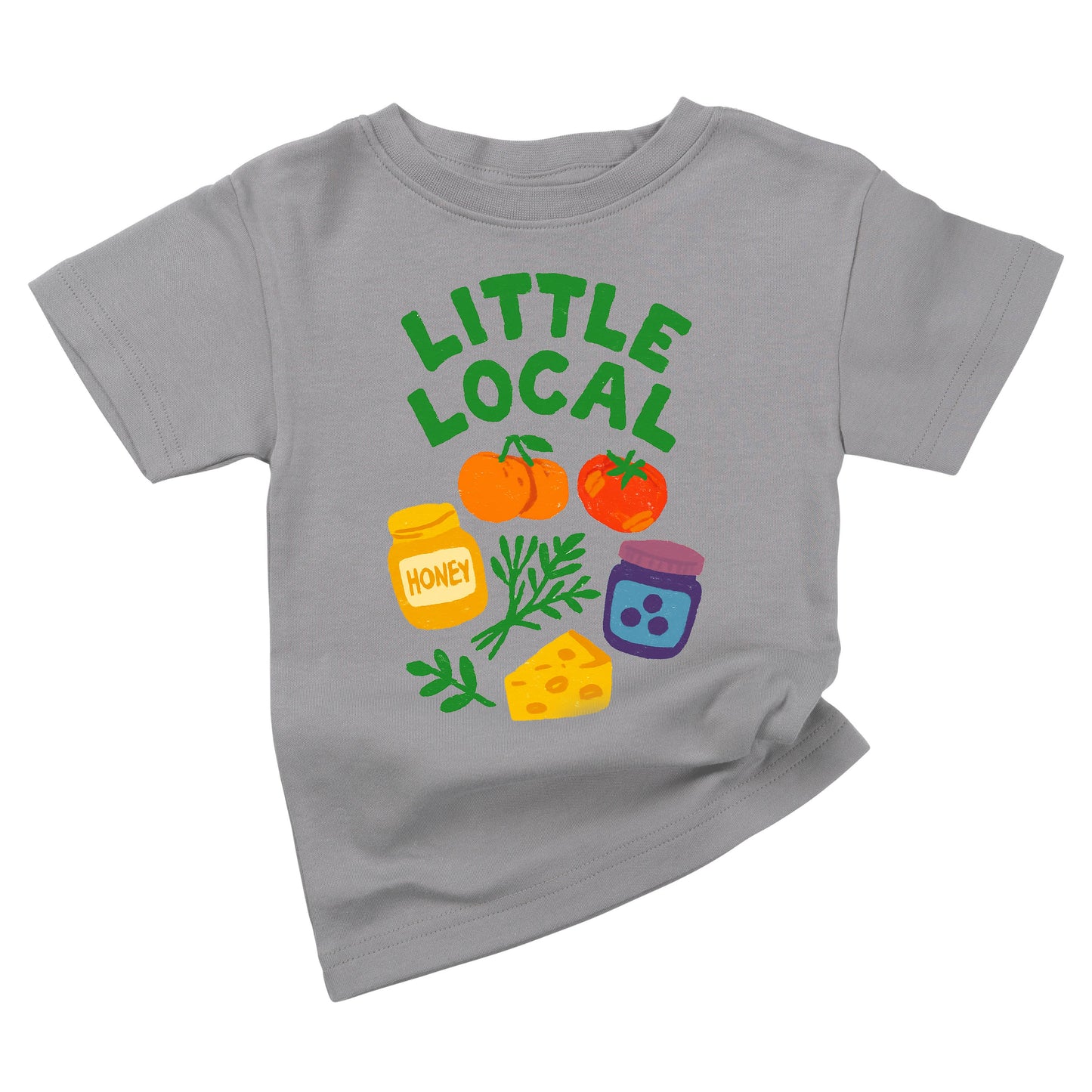 Local Farmer's Market Product Kids Tween Summer Graphic Tee: Beige / 0-3M