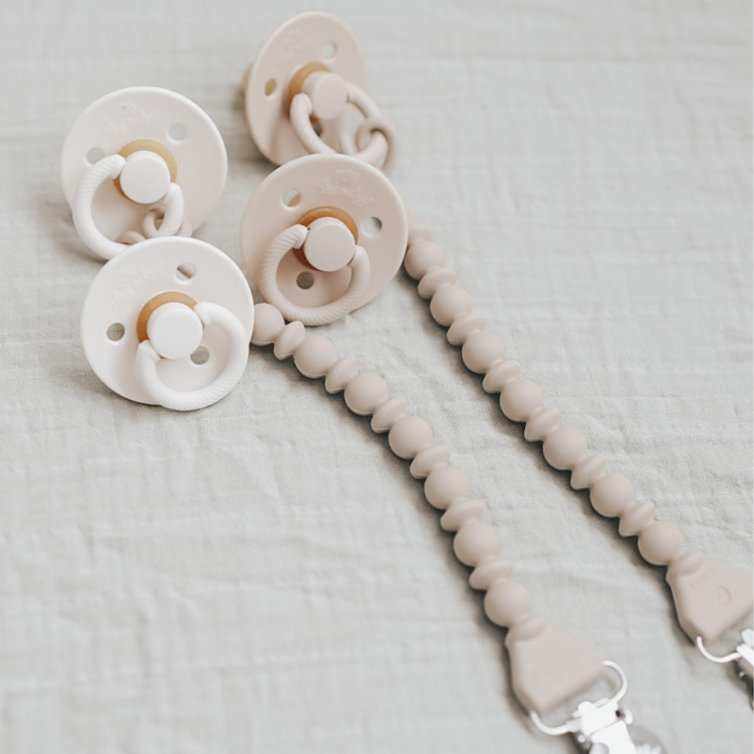 Itzy Soother™ Natural Rubber Pacifier Set (2-Pack) – Succulent & Agave