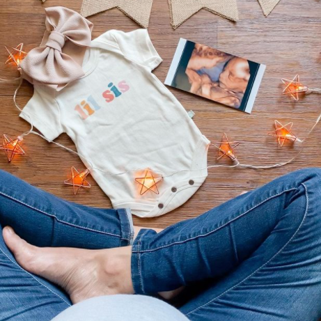 Lil Sis Organic Baby Bodysuit | GOTS-Certified Cotton