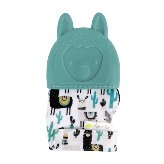 Llama Itzy Mitt™ Silicone Teething Mitts