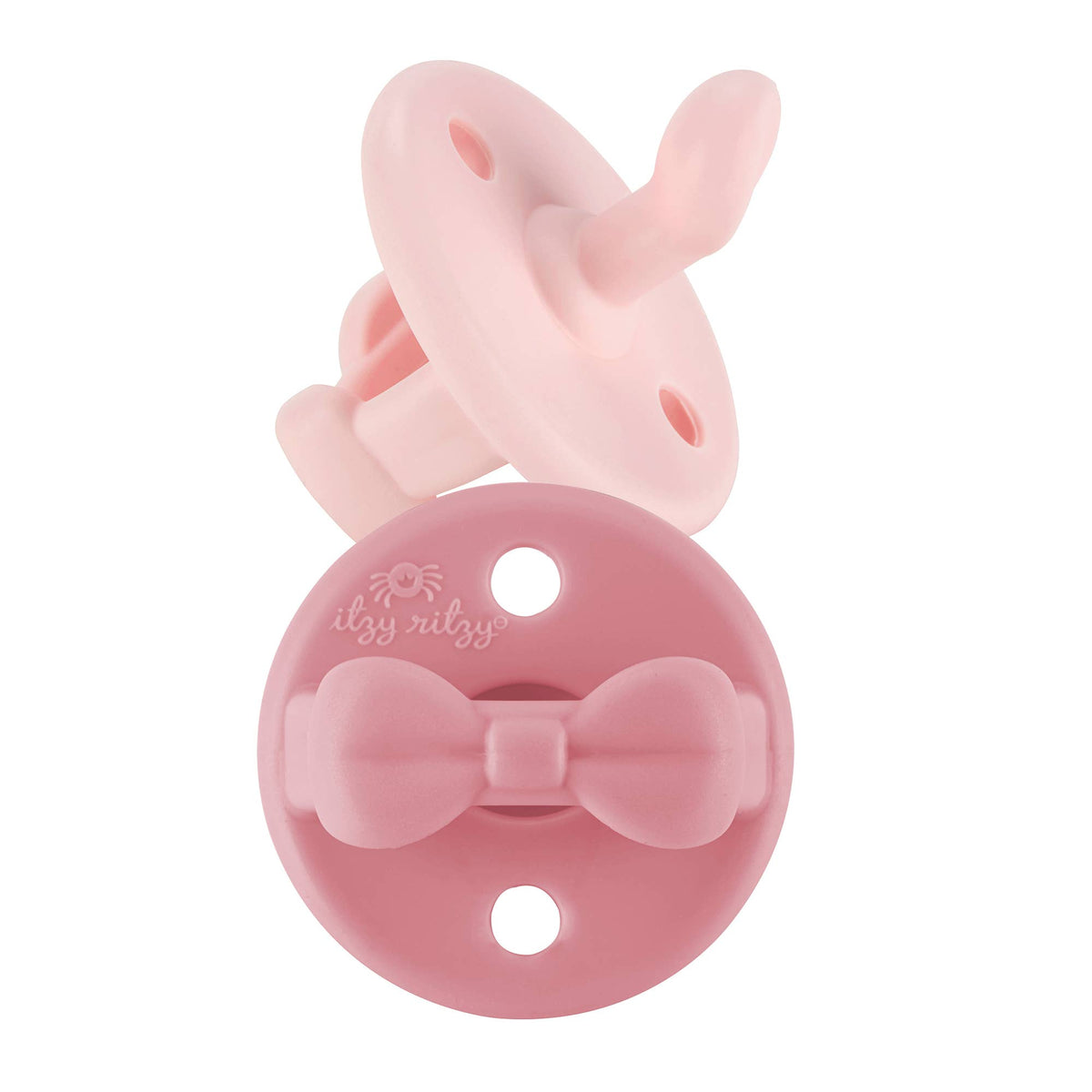 Pink Sound Control Pacifier Pink Sweetie Soother Pacifier Set – Coco Baby Organics