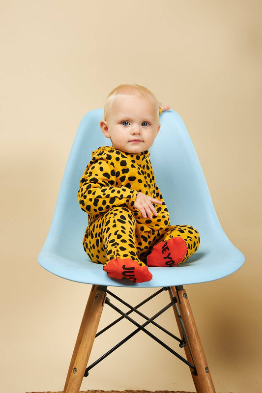 Cheetah Sleep Romper