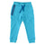 Ocean Blue Asymmetrical Zip Joggers