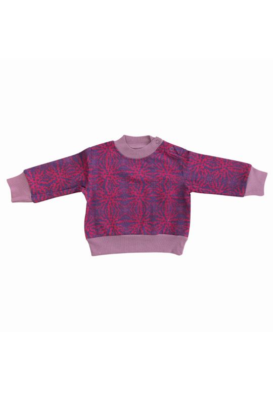 Ade and Ayo Purple Organic Sweater