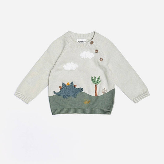 Dino Baby Pullover Sweater