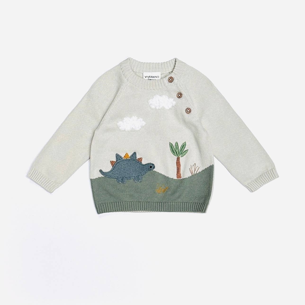 Dino Baby Pullover Sweater