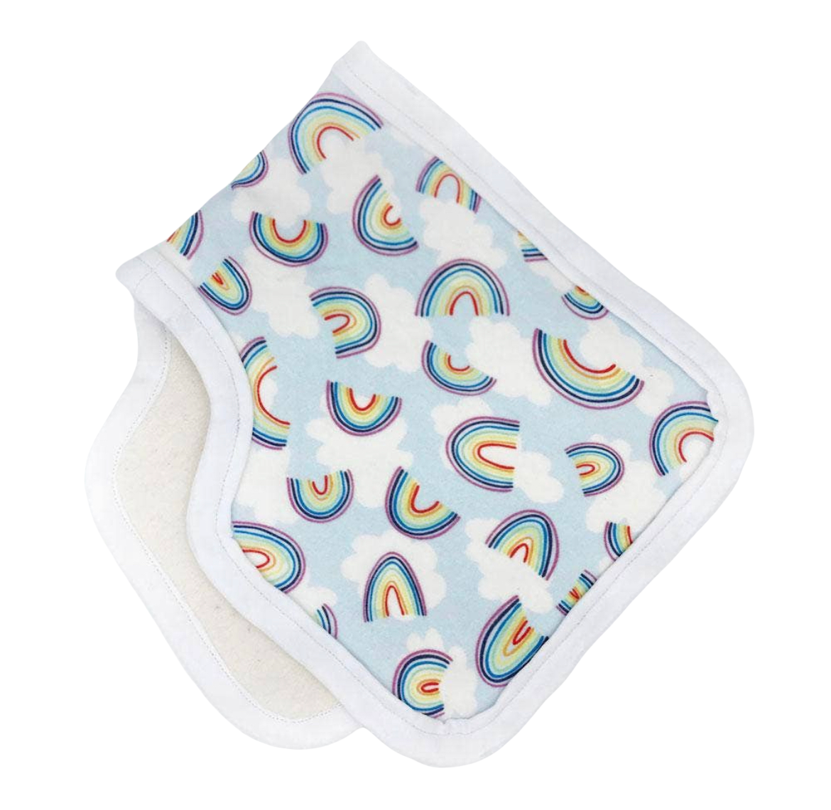 Rainbow Sky Burp Cloth